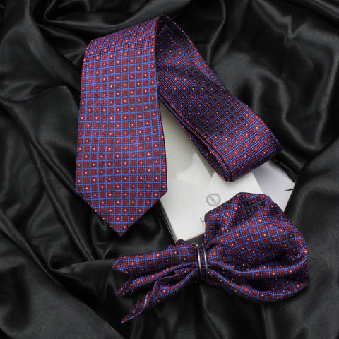 Neck Tie and Pocket Square Set for Men