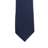 Kovove The Refreshing Twin Polka Dot  Blue Necktie For Men