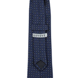 Kovove The Refreshing Twin Polka Dot  Blue Necktie For Men