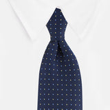 Kovove The Refreshing Twin Polka Dot  Blue Necktie For Men
