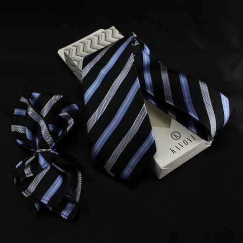 Neck Tie and Pocket Square Set for Men