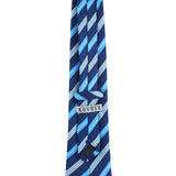 Kovove The Sharp Striped  Blue Necktie For Men
