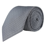 Kovove The Rogue Abstract Dark Grey Necktie For Men