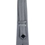 Kovove The Rogue Abstract Dark Grey Necktie For Men