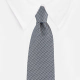 Kovove The Rogue Abstract Dark Grey Necktie For Men