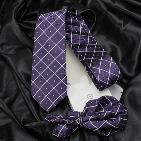 Neck Tie and Pocket Square Set for Men