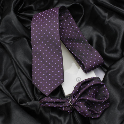 Neck Tie and Pocket Square Set for Men