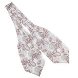 Kavove The Exotic Paisley  White Cravat