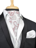 Kavove The Exotic Paisley  White Cravat