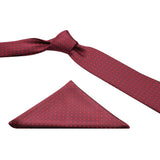 Neck Tie and Pocket Square Set for Men