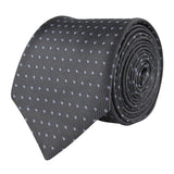 Kovove The Intellect Dash Abstract  Black Necktie For Men
