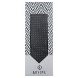 Kovove The Intellect Dash Abstract  Black Necktie For Men