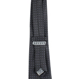 Kovove The Intellect Dash Abstract  Black Necktie For Men