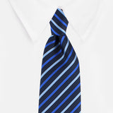 Kovove The Arrow Striped  Black Necktie For Men