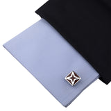 Kavove The Starlet Brown Coloured Cufflinks For Men