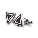 Kavove The Tripod Black Coloured Cufflinks For Men