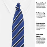 Kovove The Soulful Striped Blue Necktie For Men