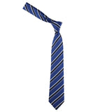 Kovove The Soulful Striped Blue Necktie For Men