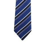 Kovove The Soulful Striped Blue Necktie For Men