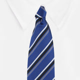 Kovove The Soulful Striped Blue Necktie For Men