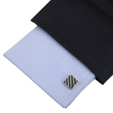 Kavove The Embellish Stripes Cufflinks for Men