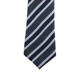 Kovove The Striped Affair Grey Necktie For Men