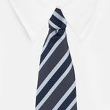 Kovove The Striped Affair Grey Necktie For Men