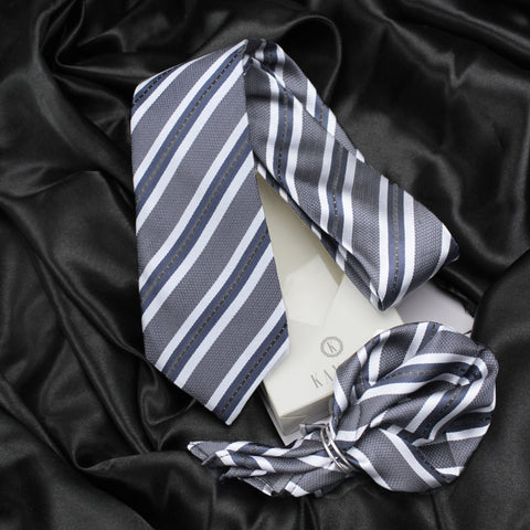 Neck Tie and Pocket Square Set for Men