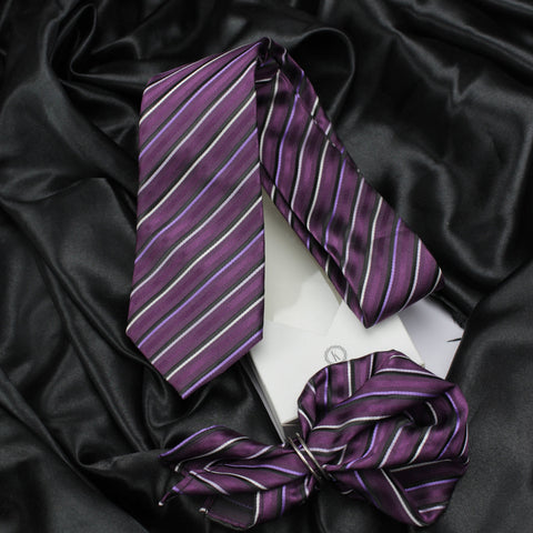 Neck Tie and Pocket Square Set for Men