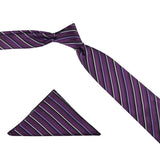 Neck Tie and Pocket Square Set for Men