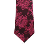 Kovove The Blooming Floral Maroon Necktie For Men