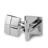 Kavove The Pullout Silver Coloured Cufflinks For Men