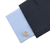 Kavove The Artful Golden & Silver Cufflinks For Men