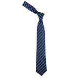 Kovove The Striped Treat Blue Necktie For Men