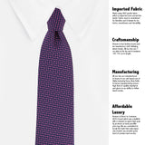Kovove The Pleasing Dash Abstract Blue Necktie For Men