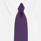 Kovove The Pleasing Dash Abstract Blue Necktie For Men