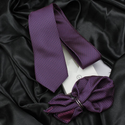 Neck Tie and Pocket Square Set for Men