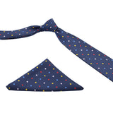 Neck Tie and Pocket Square Set for Men