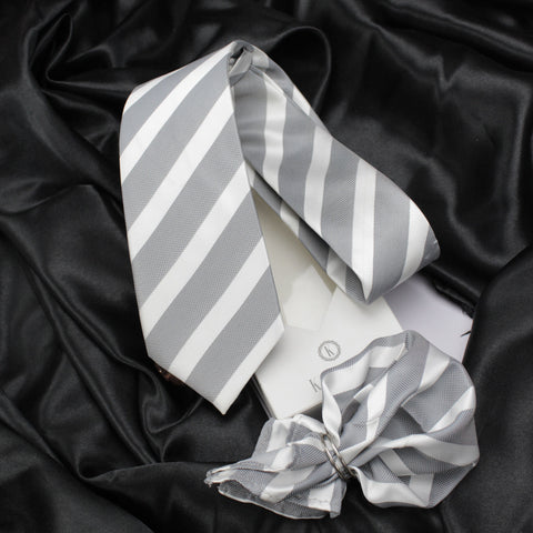 Neck Tie and Pocket Square Set for Men