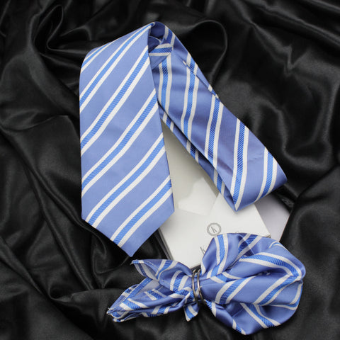 Neck Tie and Pocket Square Set for Men