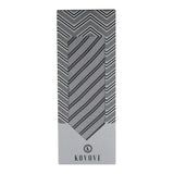 Kovove The Striped Delight Grey Necktie For Men