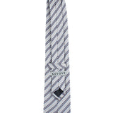 Kovove The Striped Delight Grey Necktie For Men