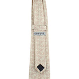 Kovove The Artistic Abstract Beige Necktie For Men