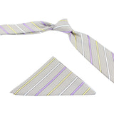 Neck Tie and Pocket Square Set for Men