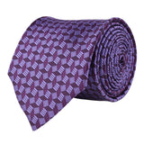 Kovove The Abstractzoid Purple Necktie For Men