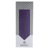 Kovove The Abstractzoid Purple Necktie For Men