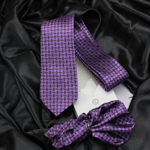 Neck Tie and Pocket Square Set for Men