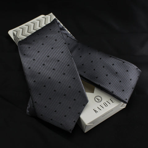 Kovove The Radiance Square Grey Necktie For Men