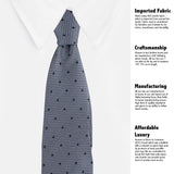 Kovove The Radiance Square Grey Necktie For Men