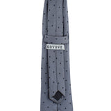 Kovove The Radiance Square Grey Necktie For Men